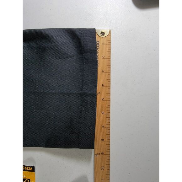 NWT CAT Action Flex Double Knee Men's Black Trouser Work Pants - 34 x 34 - Picture 4 of 9